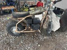 Coleman gas powered mini bike Condition unknown Buyer to bring help to load
