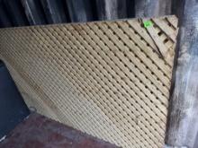 8 pieces of 4x8 lattice Buyer must bring help to load