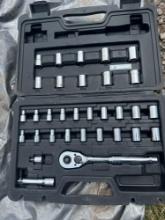 Ratchet and socket set Does have missing pieces