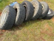 Tires 265/70/17 6 times the money Buyer Must bring help to load