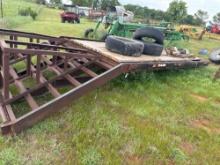 Trailer 18x8. Winch not included Buyer Must bring help to load