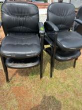 4 black chairs 4 x the money Buyer Must bring help to load