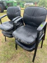 4 black chairs 4 x the money Buyer Must bring help to load