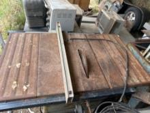 Vintage table saw Buyer Must bring help to load
