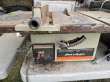 Black and decker table saw Buyer Must bring help to load