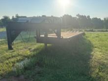 WW gooseneck trailer 16 foot long with 4 foot dovetail to make a total of 20 foot 8 foot wide