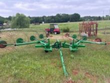 Hay rake , John Deere works great Buyer Must bring help to load