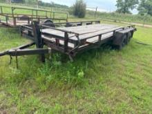 16'X 6' Bumper pull Trailer Buyer Must bring help to load