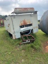 Work truck bed with Air compressor works three lug. heavy duty Buyer Must bring help to load