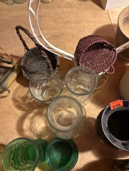 Vases baskets Lamp