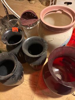 Vases baskets Lamp