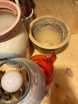 Vases baskets Lamp