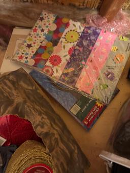 Wrapping paper and seasonal items