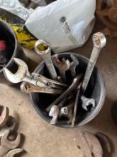 Bucket of wrenches