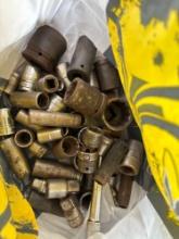 1/2 and 3/4 drive sockets in bag