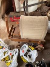 wooden stagecoach decor body over 2 ft long