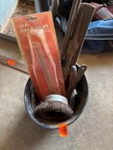 Rasp wire cup wheel tube brush kit
