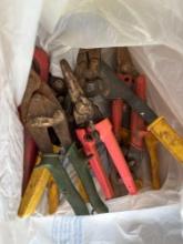 Various tin snips