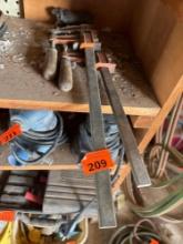(2) Jorgenson wood clamps