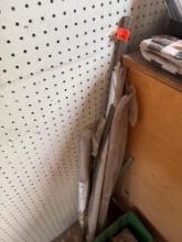Door sweeps piano hinges trim and copper tubing