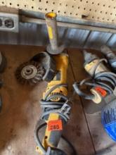 Dewalt grinder with guard and wire brush