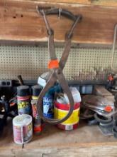 Antique ice tongs