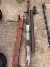 hitch extension pole metal bracket