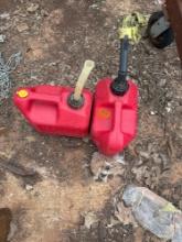 (2) 1 gallon fuel cans