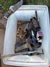 Tote with miscellaneous walker and blower