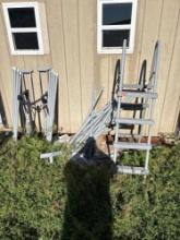 Pool ladder and frame pieces