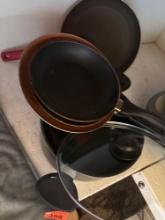 Skillets and pan