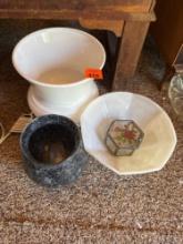 Serving bowl vases