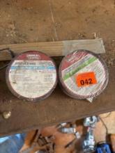 .035 flux core new .025 steel mig wire new two gauges
