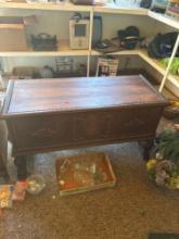 4ft x 20 in deep x25 in tall cedar chest BRING HELP TO LOAD