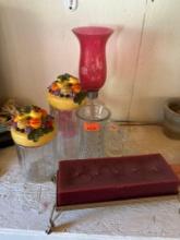 Fruit jars candle oil lamp