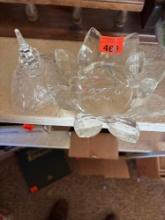 Crystal stop dish lid