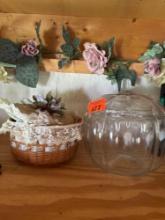 Pumpkin jar decor