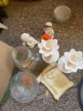 Glass coasters candle holders dish mason jar thermometer