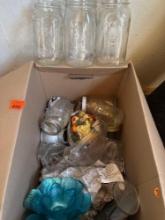Mason jars and serving trays