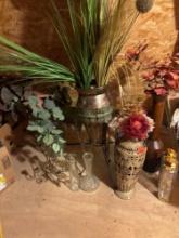 Vases and stands