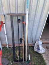 Carpet trim new tools and metal gate drywall sander