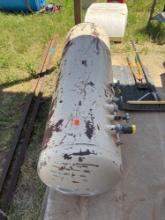 250 lb propane tank 60 plus percent full showing on gauge. BRING HELP TO LOAD