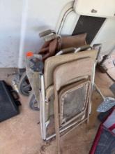 Wheelchair and (2) chairs
