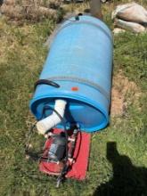 Water barrel and pump