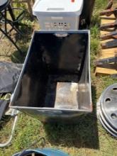 Laundry carts on casters and laundry basket