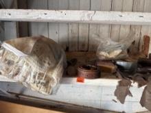 Miscellaneous and leather belt and belt buckle