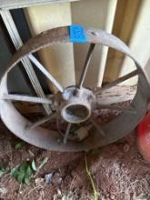 20x 4in wide steel wagon wheel