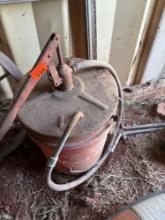 Fluid pump for five gallon bucket
