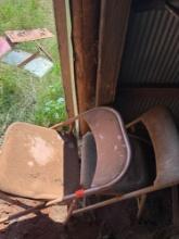 (2) folding chairs