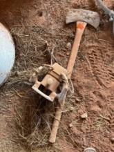 Double headed axe router